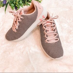 Under Armour Ripple Sneaker Pink Black 7.5